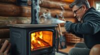 wood stove smoke troubleshooting