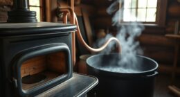 wood stove water coils