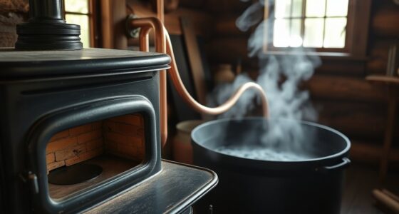 wood stove water coils