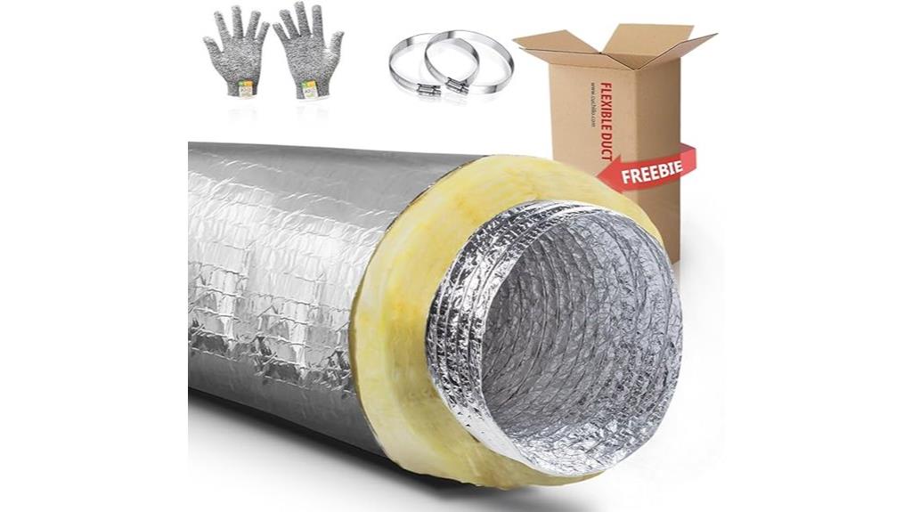 10 inch flexible insulated duct