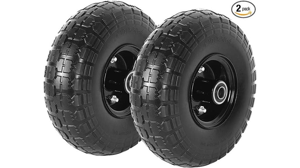 10 inch solid tire wheels