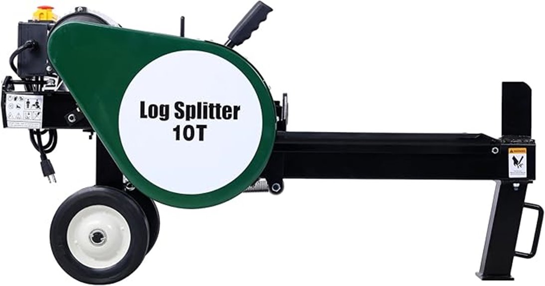 10 ton portable electric splitter