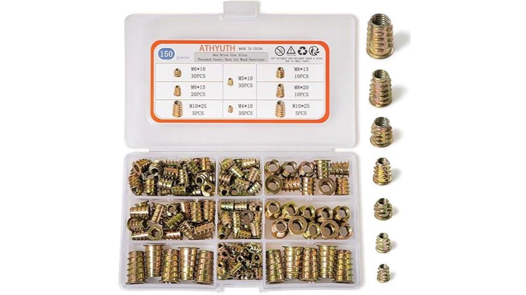 150 piece zinc alloy set