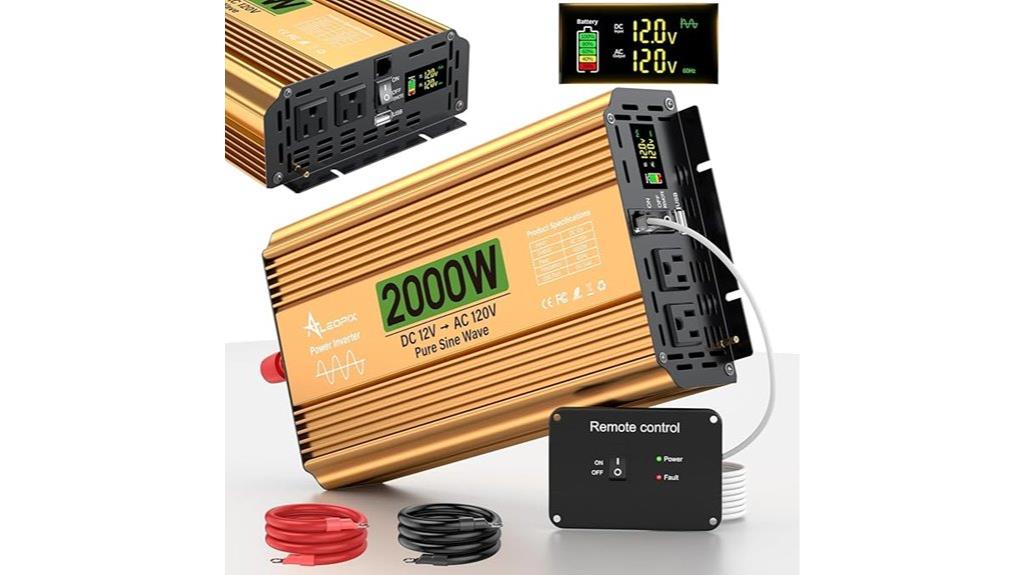 2000w 12v ac inverter