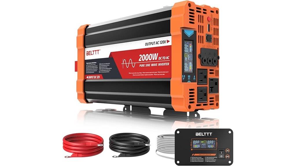 2000w pure sine wave