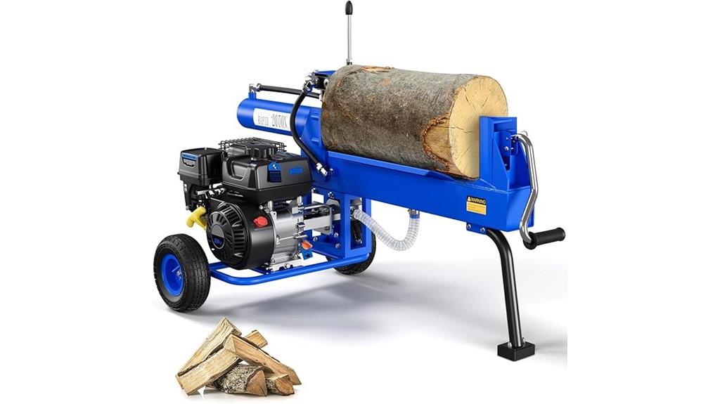 20 ton portable firewood splitter
