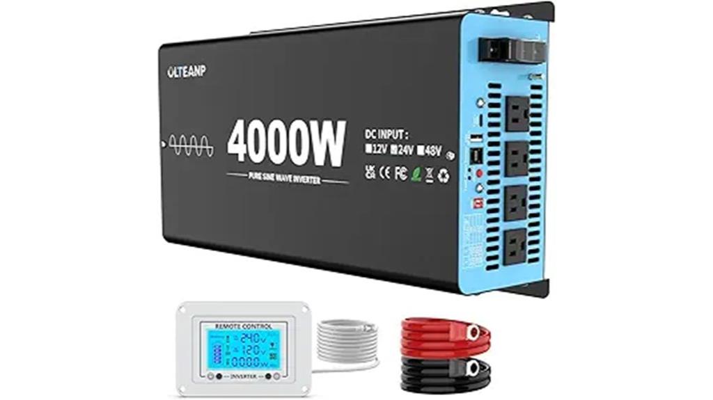 24v 4000w pure sine wave