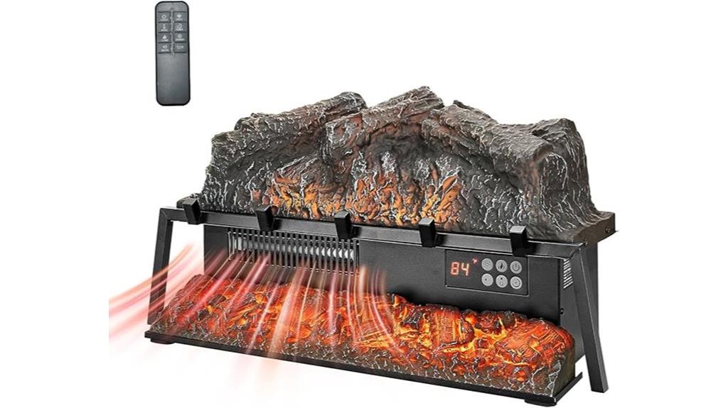 25 inch electric fireplace insert