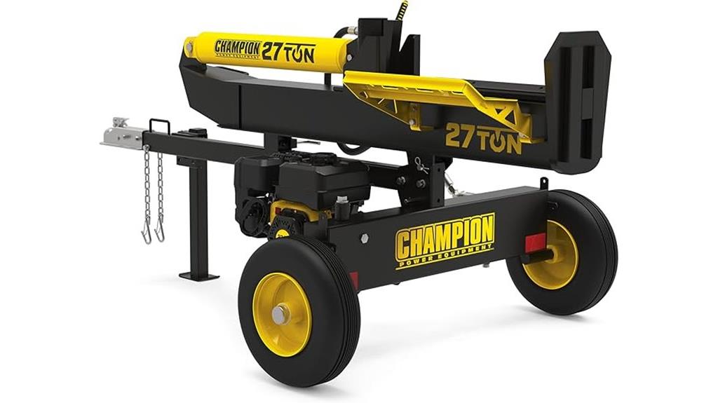 27 ton gas log splitter