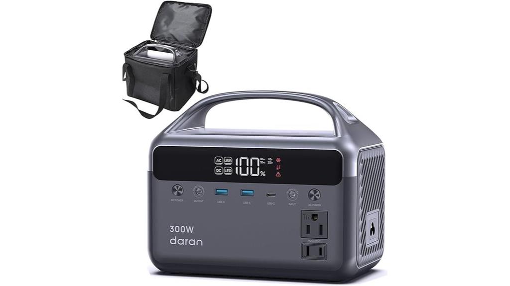300w portable solar generator