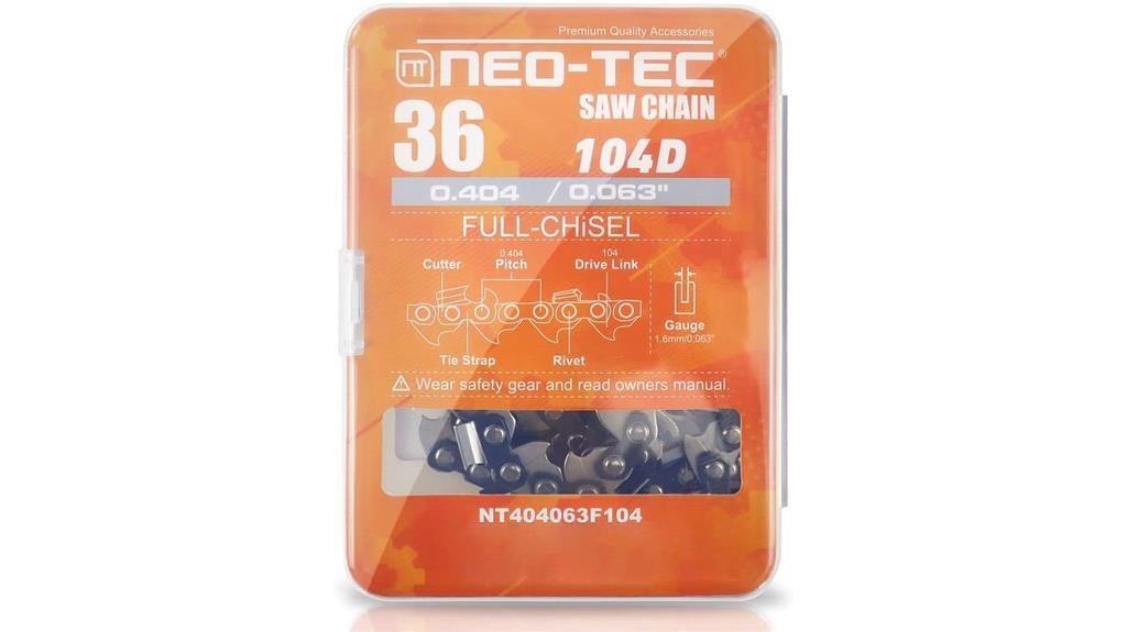 36 inch full chisel chain