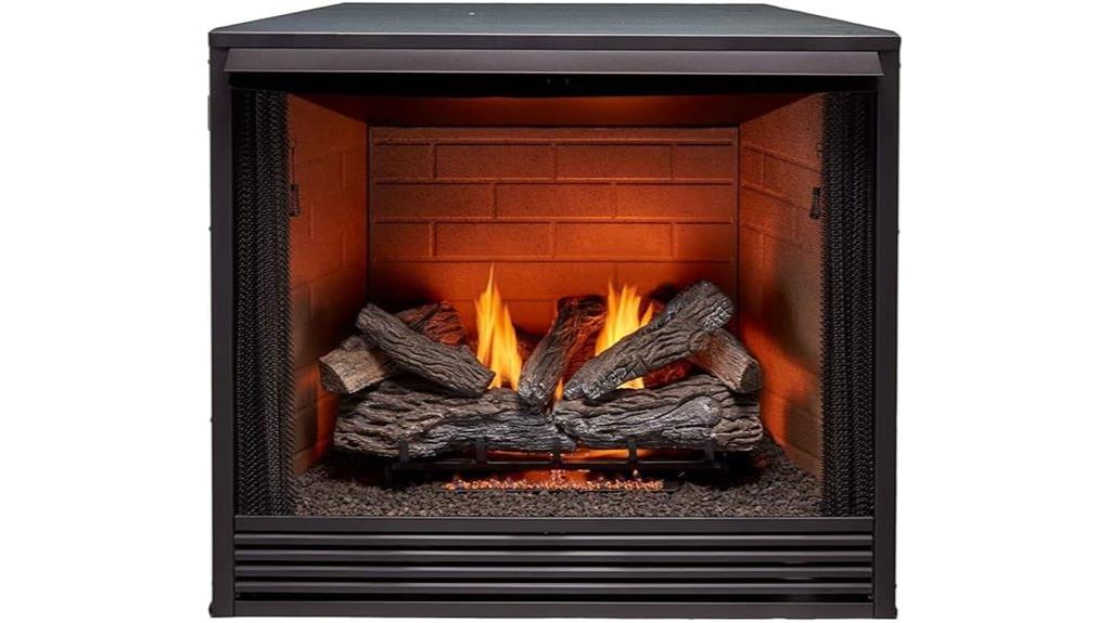 36 inch ventless firebox