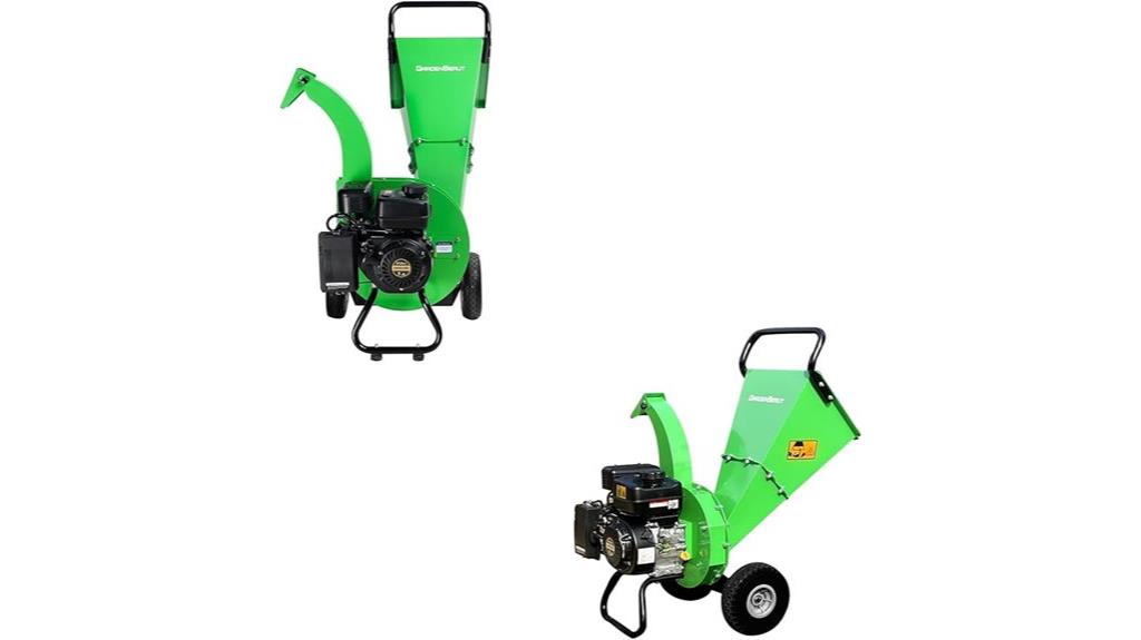 3 inch capacity wood chipper