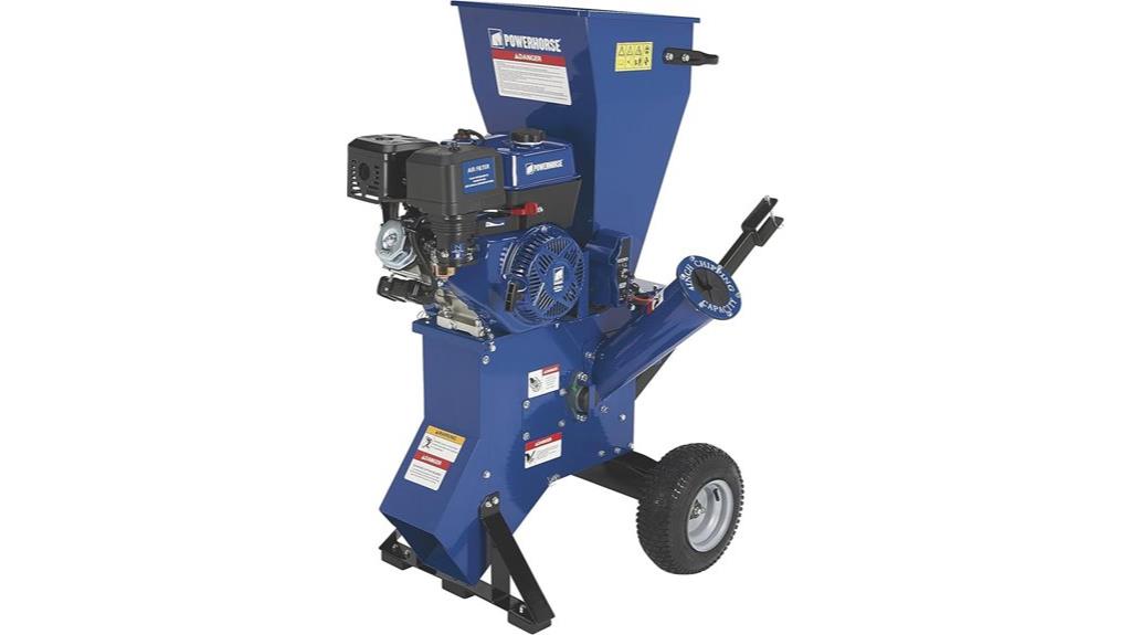 420cc gas chipper shredder