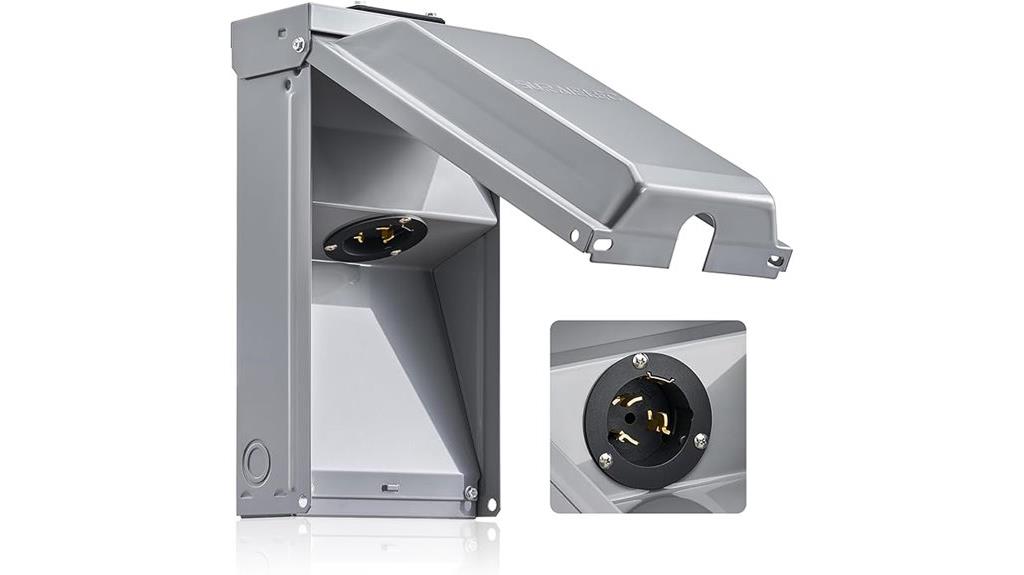 50 amp generator power inlet