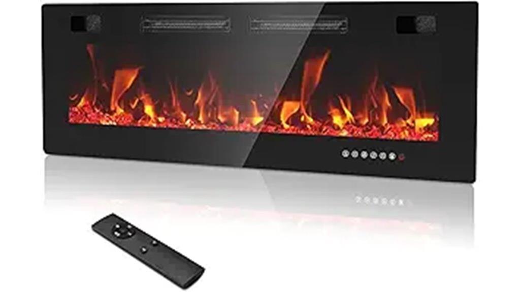 50 inch electric fireplace