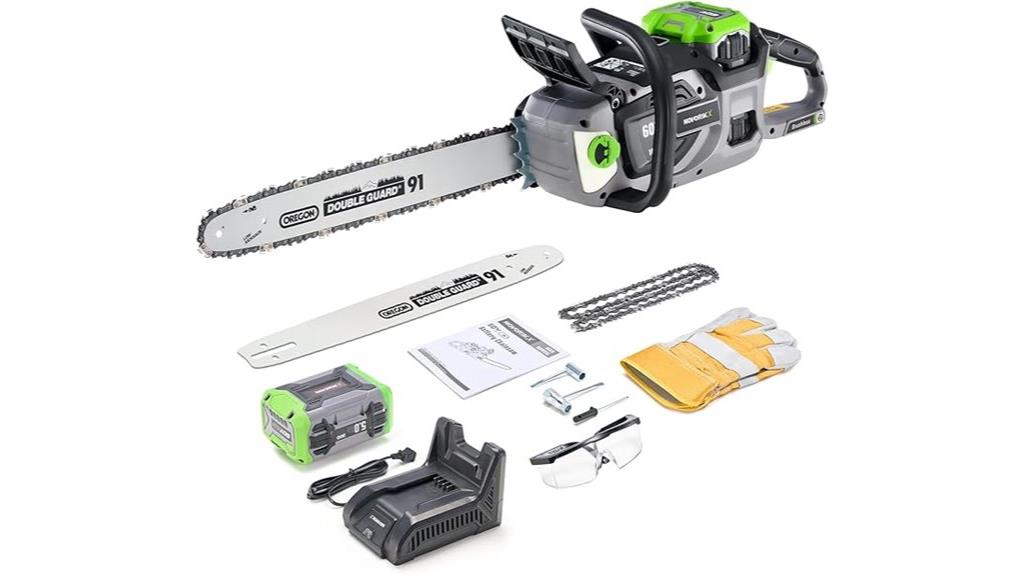 60v brushless cordless chainsaw