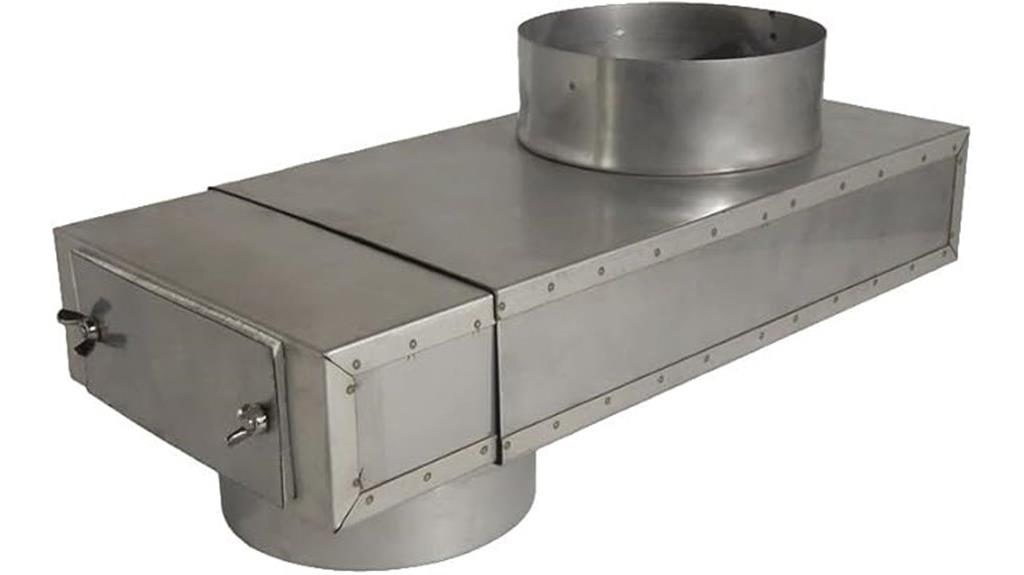 6 inch adapter with door