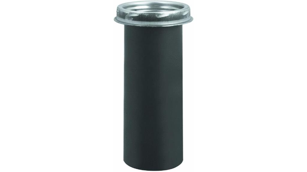 6 inch black smoke pipe