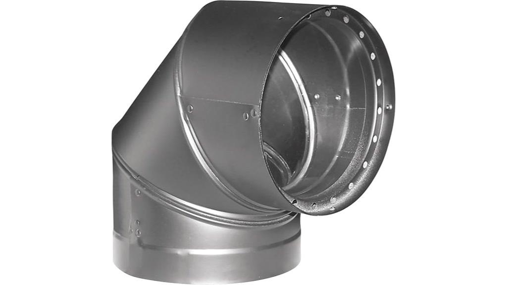 6 inch galvanized steel elbow