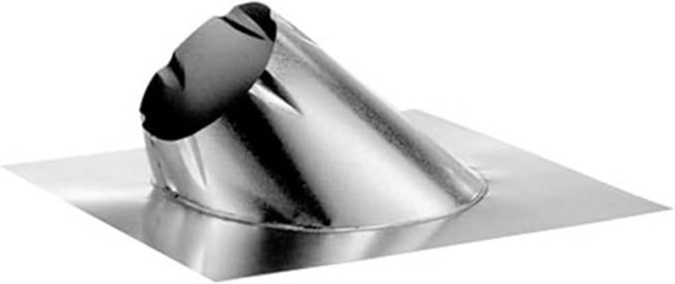 adjustable 6 inch roof flashing