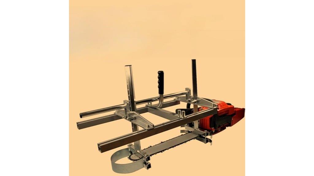 adjustable chain saw mill