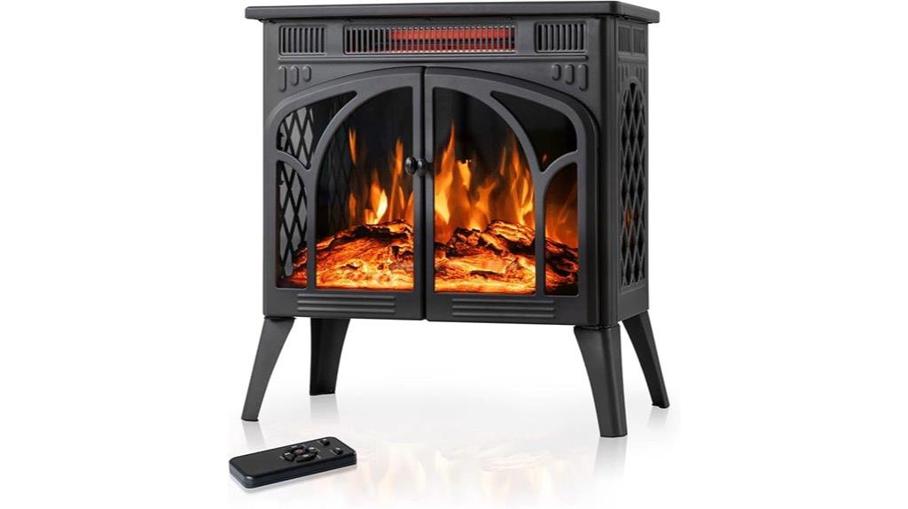 adjustable flame log colors