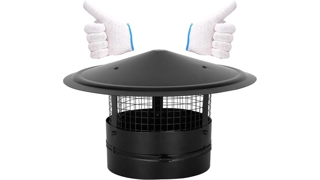 adjustable stainless steel chimney cap