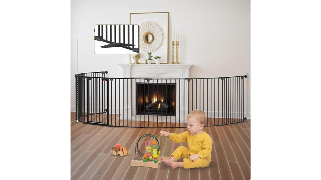 adjustable wide baby playpen