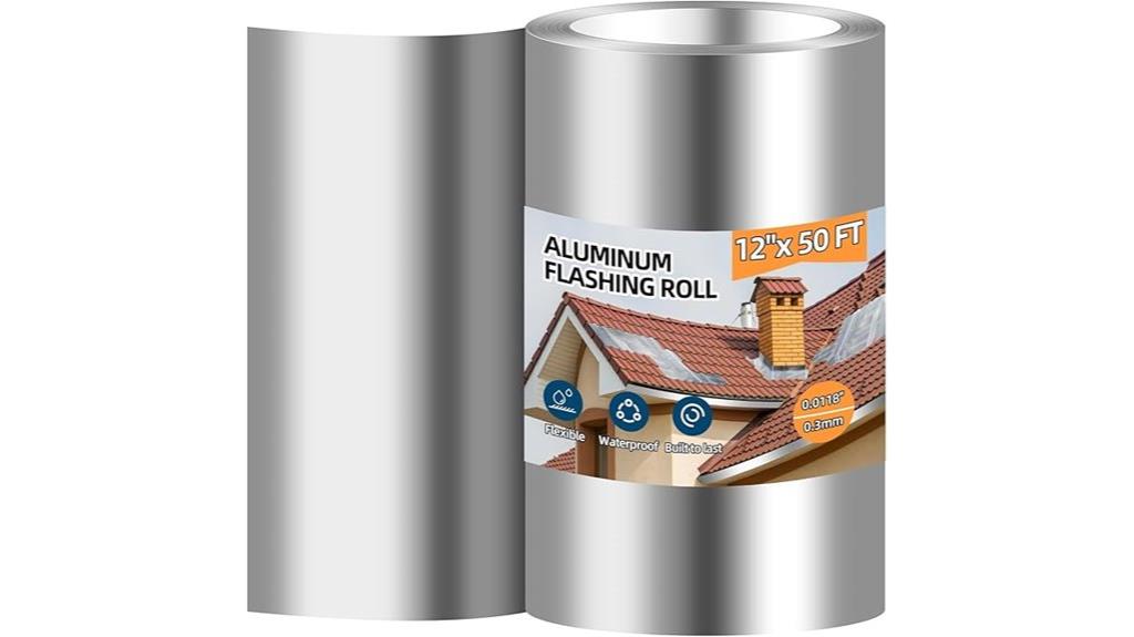 aluminum roofing and garden flashing