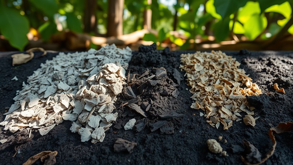 ash content varies species