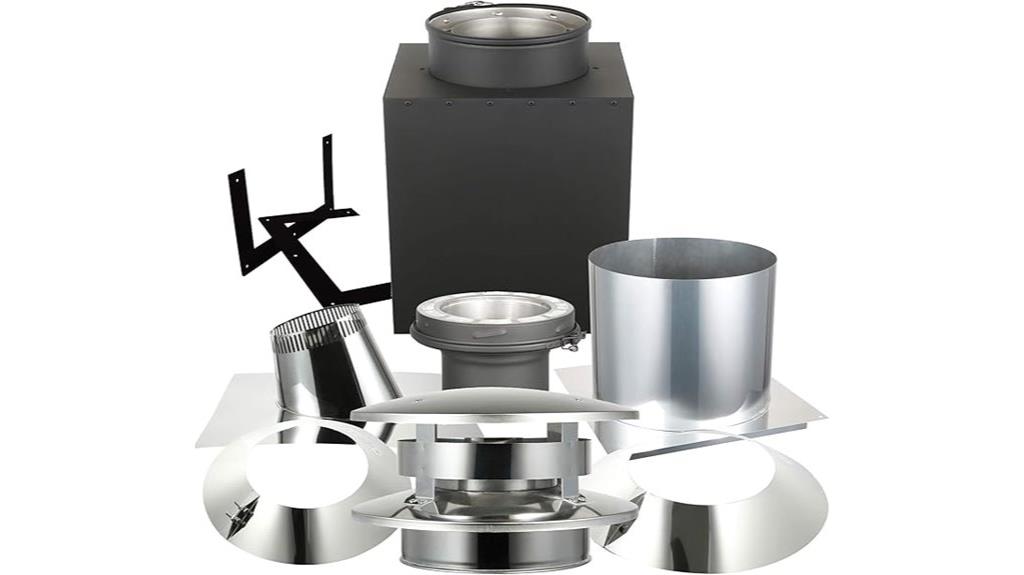 attic chimney kit components