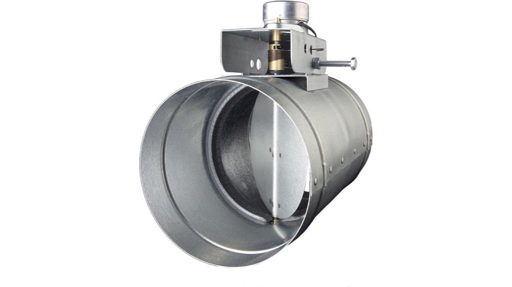 automatic make up air damper