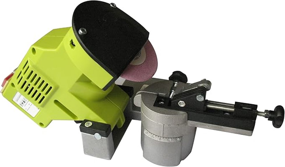 benchtop chain saw sharpener