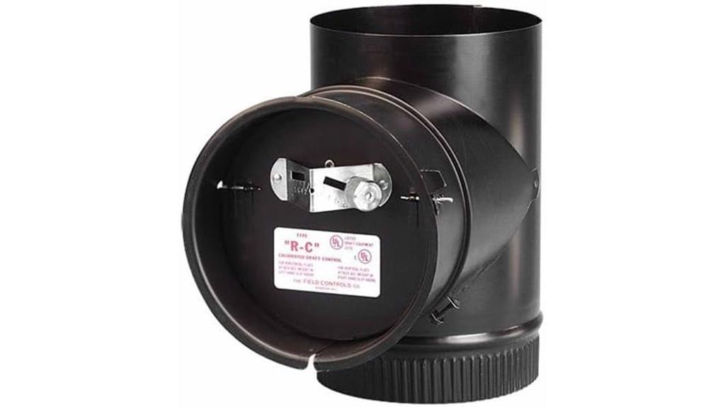 black 8 inch damper