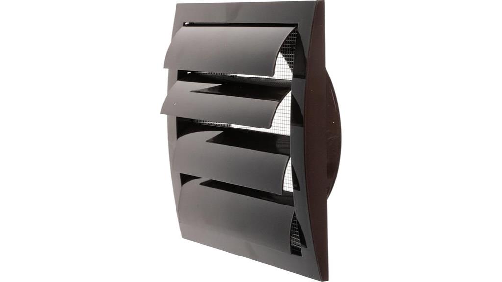 brown 6 inch vent