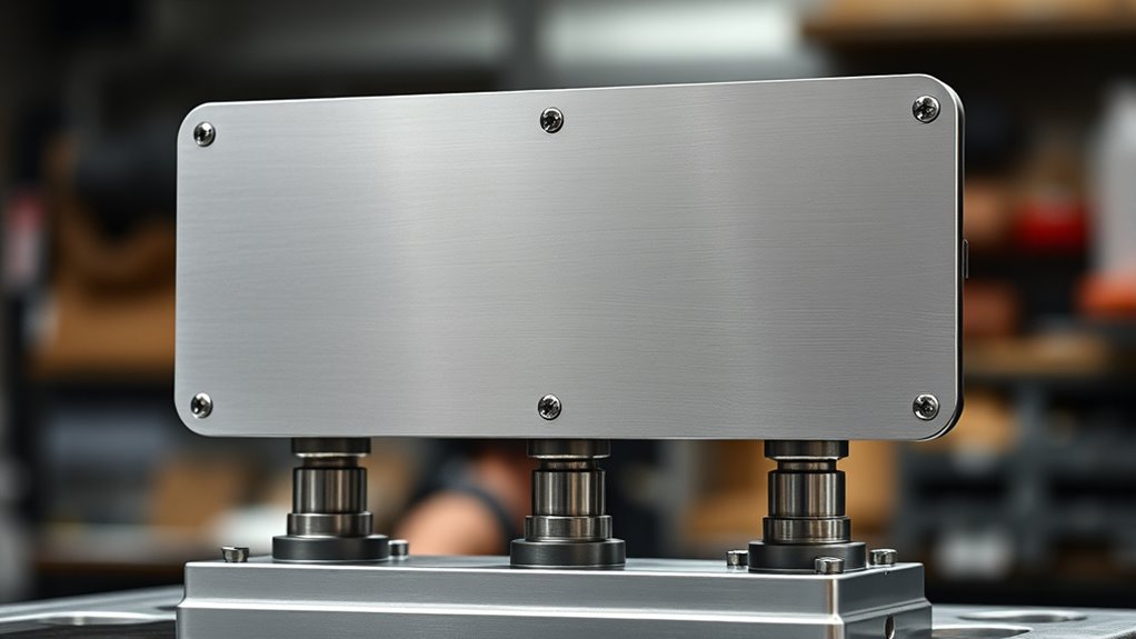 build heat shield with stand offs