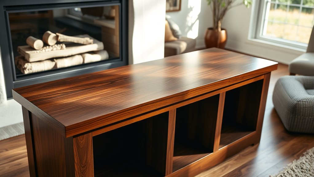 build stylish fireplace storage