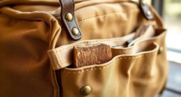 canvas log carrier construction