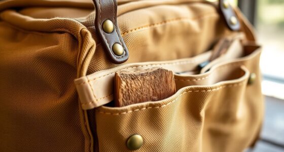 canvas log carrier construction