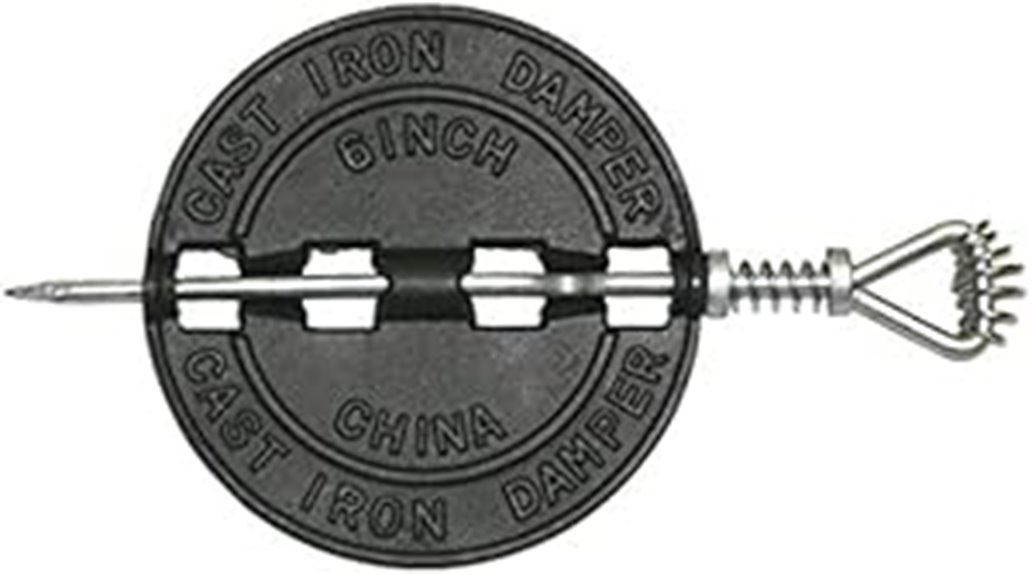 cast iron 8 inch damper