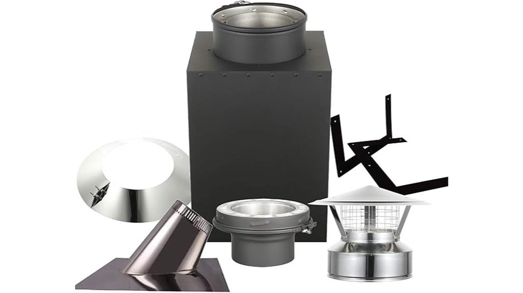 cathedral ceiling chimney kit