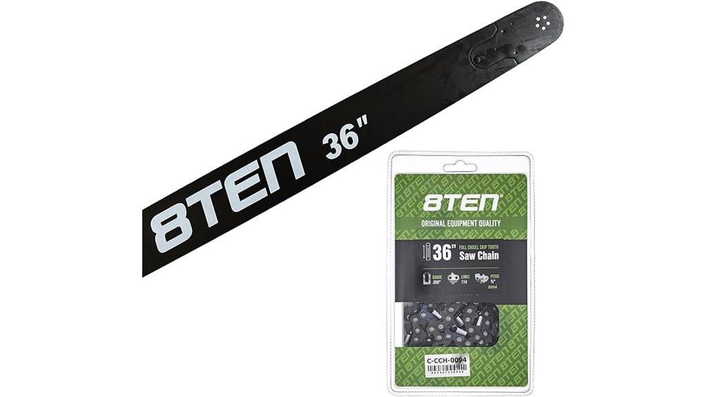 chainsaw guide bar set