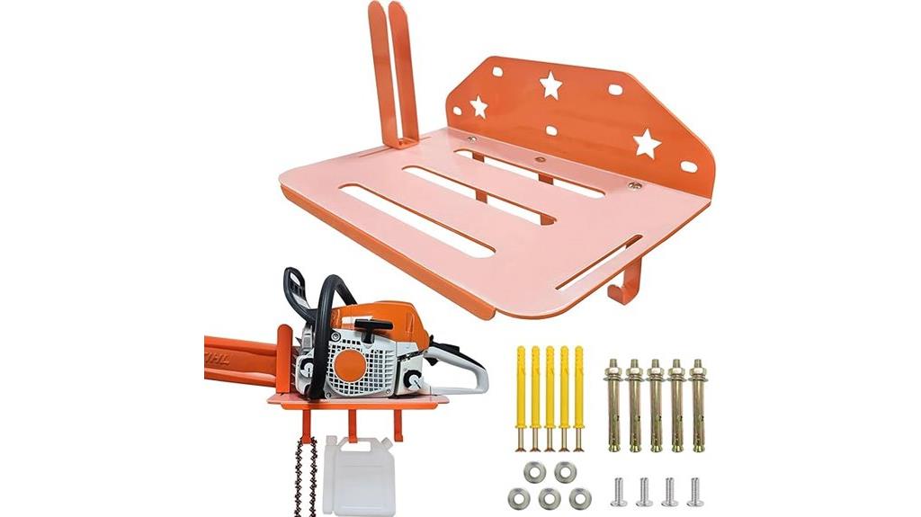 chainsaw wall mount holder