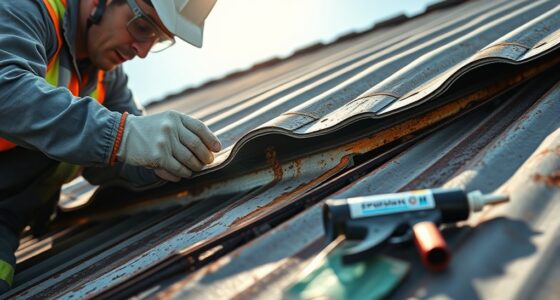 check and fix flashing leaks