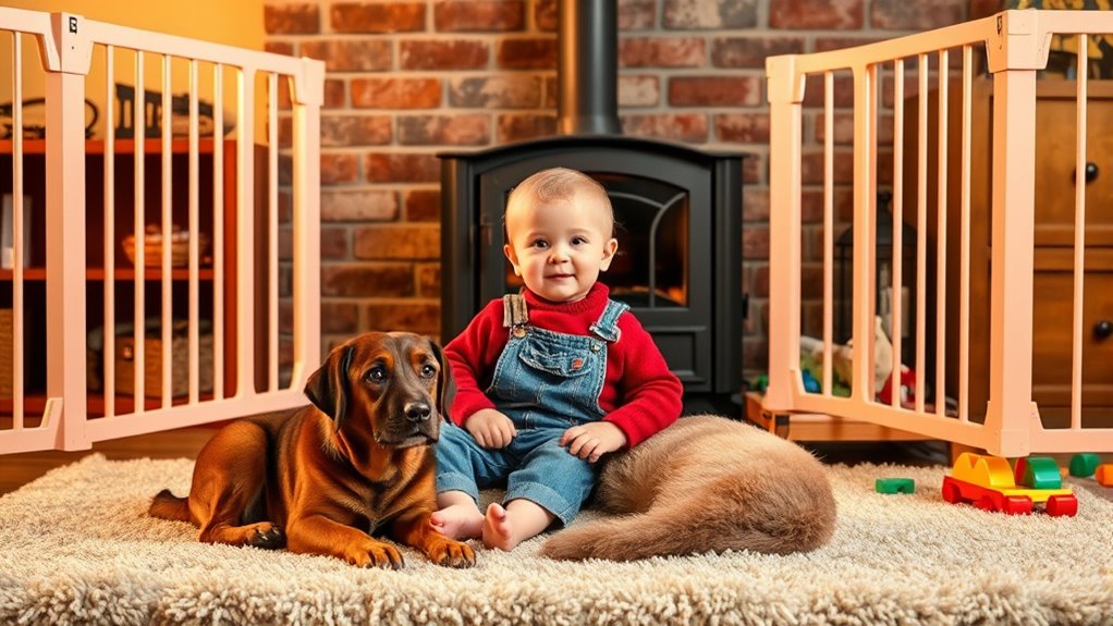 child pet stove safety