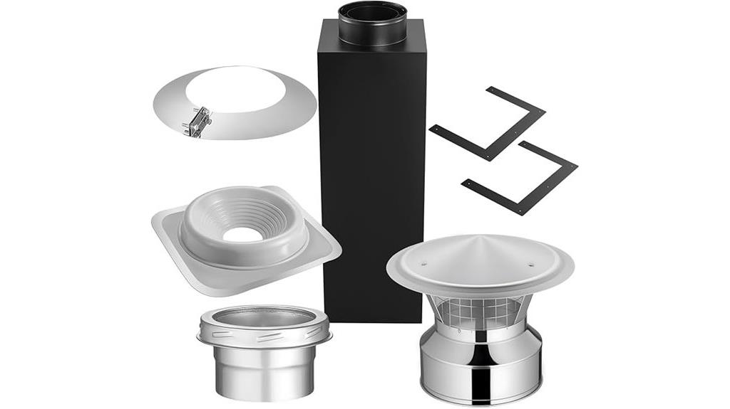 chimney kit for wall