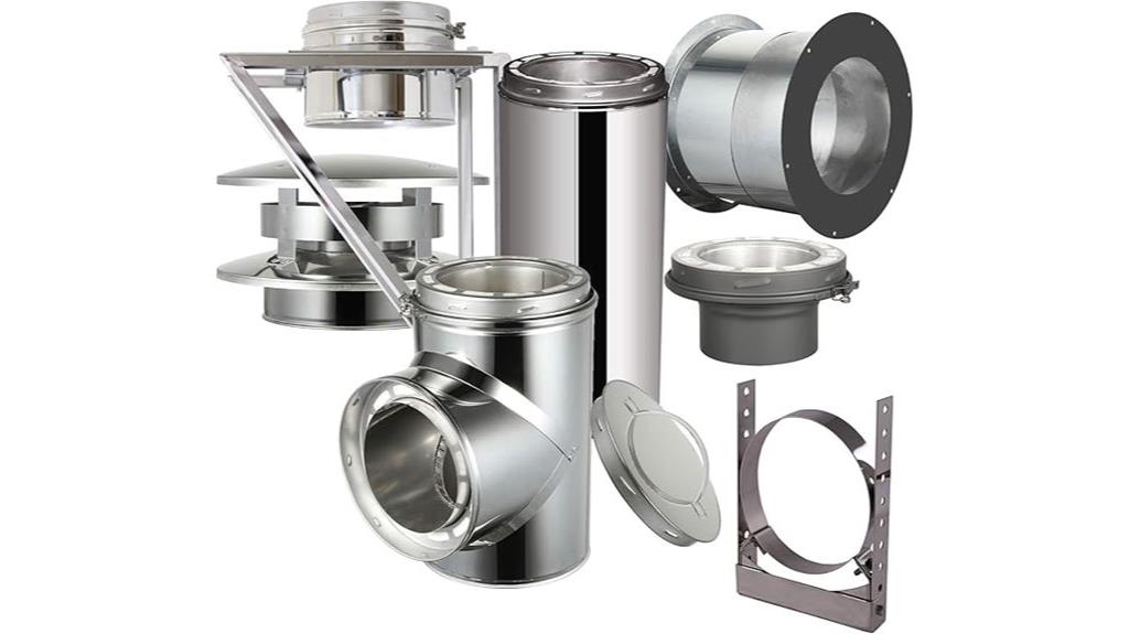 chimney kit with flat cap