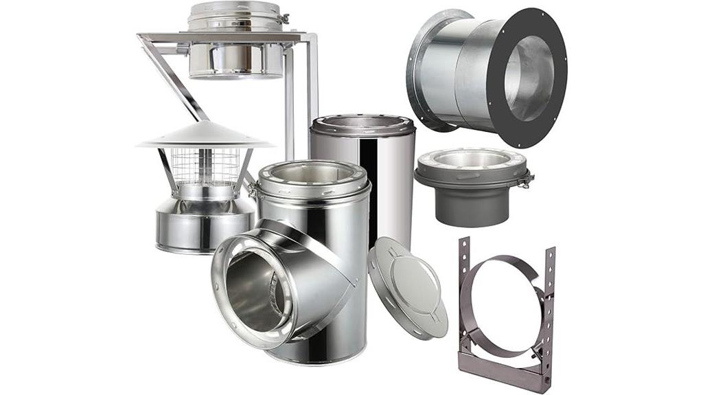 chimney kit with spark guard