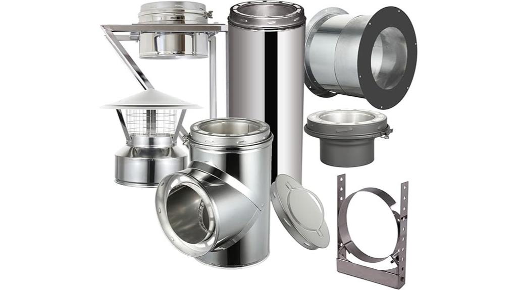 chimney kit with spark guard